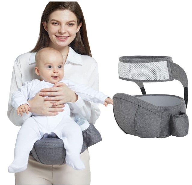 Hip Seat Porte-bébé avec ceinture de sécurité