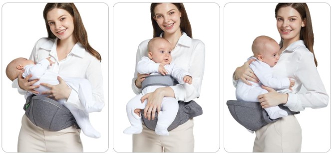 Hip Seat Porte-bébé avec ceinture